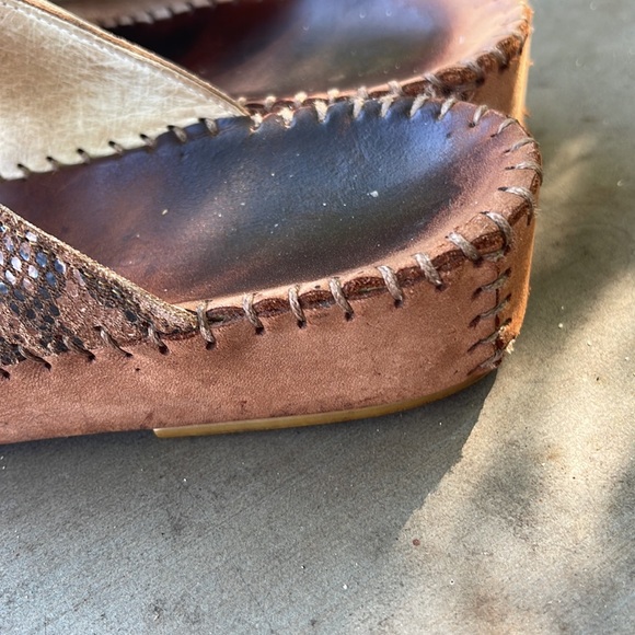 La Plume animal print sandals size 40 - Picture 5 of 13